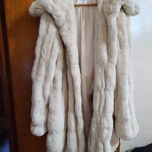 Long fur coat